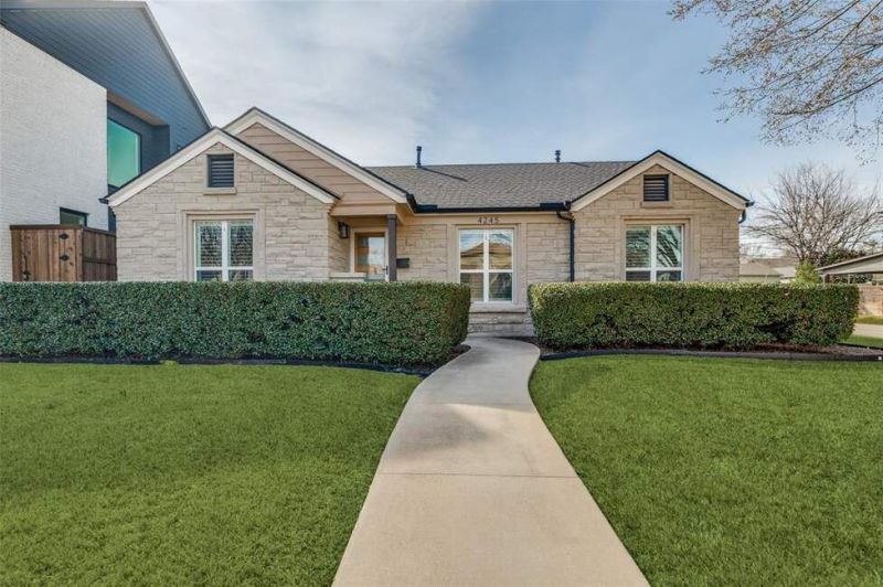 4245 Concho is a beautifully renovated Austin stone ranch situated