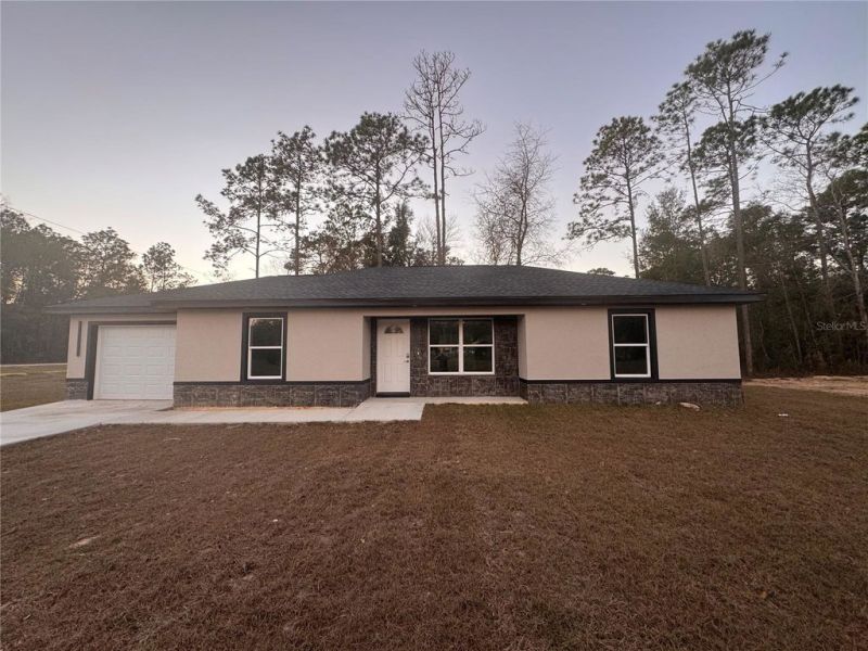 Brand-new construction by a private builder,