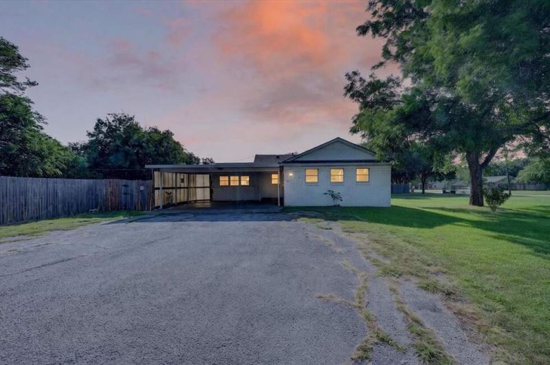 Approximately 4-year-old roof and situated on a rare .96-acre corner lot in the heart of Crowley,